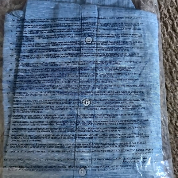 Original Penguin Slub Textured Button Down Shirt Men XL Deep Water Blue NWT. - Picture 2 of 9